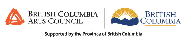 British Columbia Arts Council, supported by the Province of British Columbia