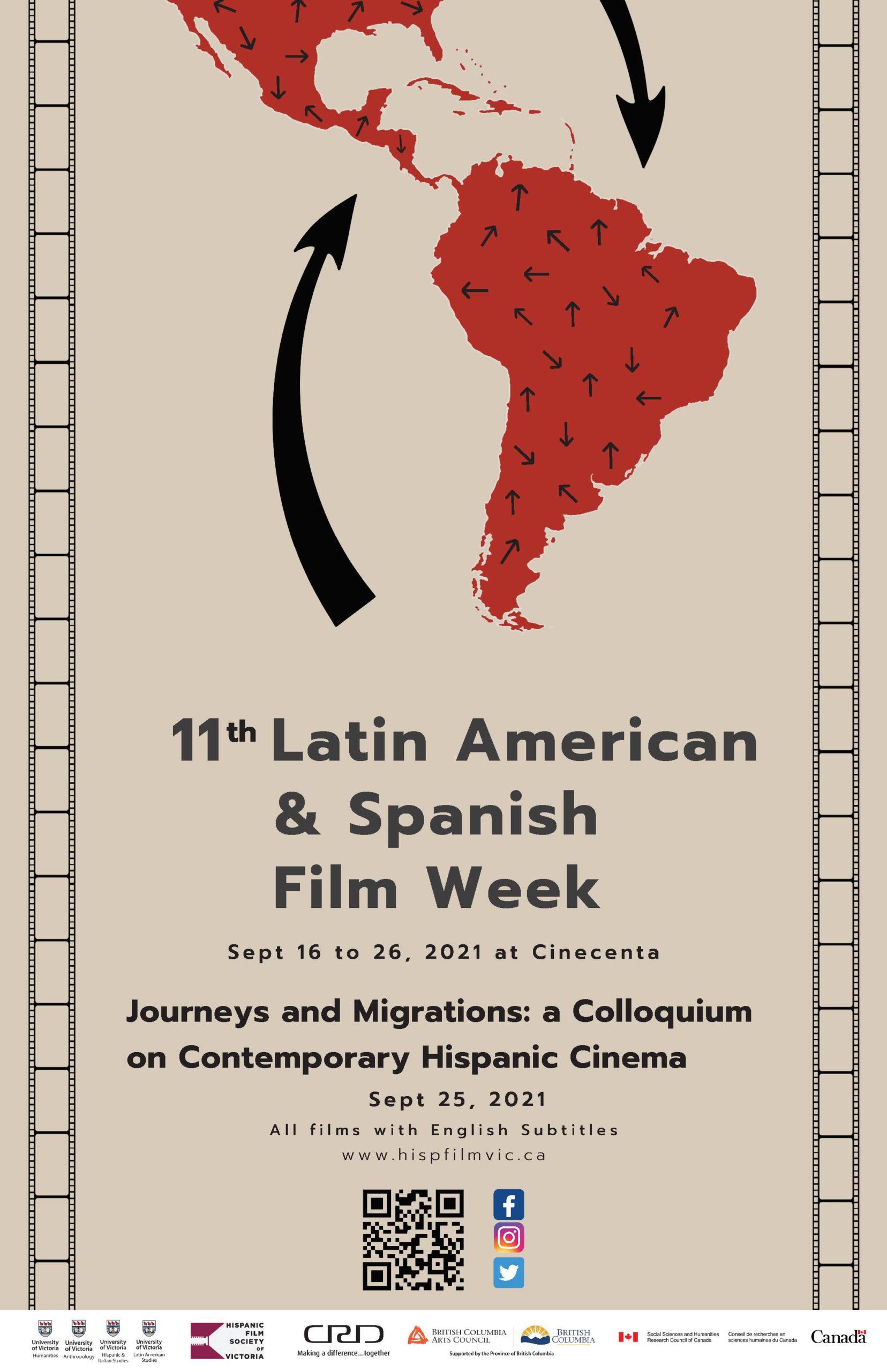 Poster — 11th Latin American and Spanish Film Week, 2021